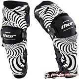 THOR FORCE ILLUSION BLACK/WHITE KNEE GUARDS! LG/XL