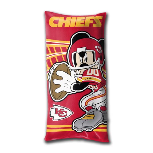 Disney/NFL Kansas City Chiefs Mickey Mouse Fold-Up Body Pillow