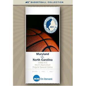 1986 ACC Mens Basketball Regular Season Game - Maryland vs. North Carolina by 