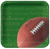 First and Ten 7 Inch Square Paper Plates