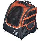 Pet Gear I-GO2 Traveler Rolling Pet Backpack for cats and dogs up to 20-pounds