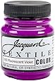 Jacquard Products Jacquard Textile Color Fabric Paint, 2.25-Ounce, Fluorescent Violet