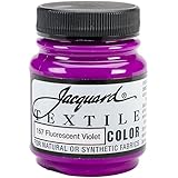 Jacquard Products Jacquard Textile Color Fabric Paint, 2.25-Ounce, Fluorescent Violet