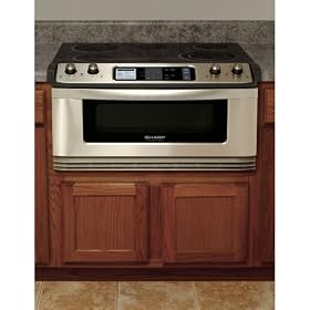 Sharp KB-5121KS Electric Cooktop with microwave Draw