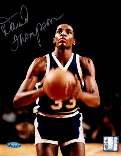 David Thompson Signed Autographed Denver Nuggets 8x10 Photo