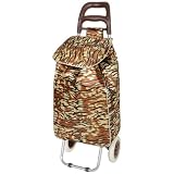 Tiger Folding Wheeled Funky Festival Shopping Trolley
