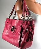 NEW AUTHENTIC COACH PEYTON LEATHER CARRYALL TOTE HANDBAG (Peony/Silver) Reviewed