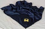 Michigan Wolverines 28 x 28 Baby Blanket