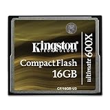 Kingston Digital CompactFlash Ultimate 600x 16 GB Flash Drive CF/16GB-U3
