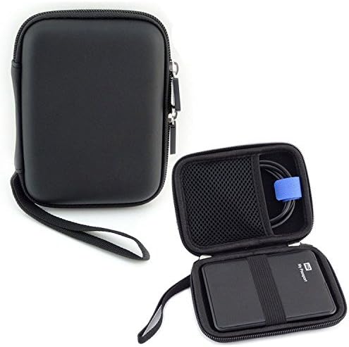 [USB Flash Drive Case / Hard Drive Case] - Lensfo Universial Portable Waterproof Shockproof Electronic Accessories Organizer Holder / USB Flash Drive Case Bag / Hard Drive Case Bag - Black