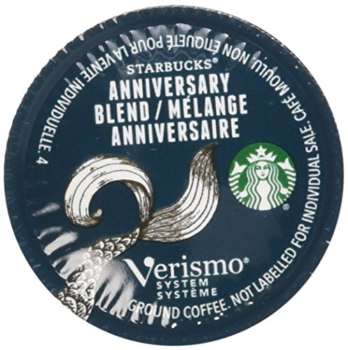 2016 Starbucks Anniversary Blend Verismo Coffee Pods 12 ct Box