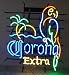 Corona Parrot Palmtree Extra Neon Beer Bar Sign