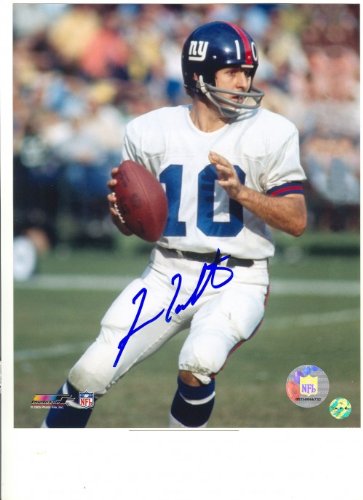 Fran Tarkenton Autographed/Hand Signed New York Giants 8x10 Photo