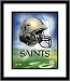 New Orleans Saints NFL Framed 8x10 Photograph Team Logo and Football Helmet Collage