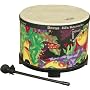 Remo Kids Percussion, Floor Tom, 10 Diameter with Mallet,  Rain Forest Fabric