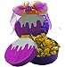 Purple Christmas Tree Ornament Gift Box of Candy Treats