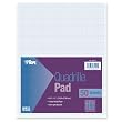 TOPS Quadrille Pad, 8.5 x 11 Inches, 10 Squares per Inch, 20 Pound Stock, 50 Sheets, White (33101)