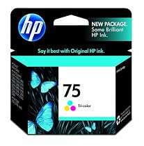 HP 75 Tri-Color Inkjet Print Cartridge (CB337WN)