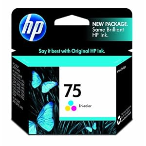 HP 75 Tri-Color Inkjet Print Cartridge (CB337WN)