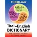 New Thai-English, English-Thai Compact Dictionary for English Speakers with Tones and Classifiers
