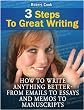 3 Steps To Great Writing