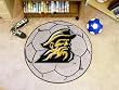 Appalachian State Soccer Ball 29" Round Floor Mat (Rug) - Appalachian State Mountaineers