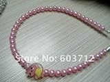 Fashion Hair Accessory ~ Pink Faux Pearls Hello Kitty Headband