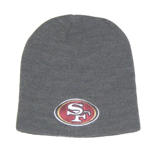 San Francisco 49ers NFL Charcoal Knit Cuffless Beanie Hat