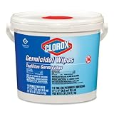 Clorox 30358, Germicidal Surface Cleaner Wipes, 12 x 12, 110/Canister
