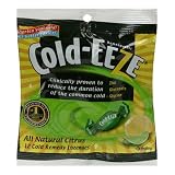 Cold, Flu & Cough Treatment Supplies item: Cold Eeze Cold Remedy Lozenges, All Natural Citrus, 18-Count Bag (Pack of 4)