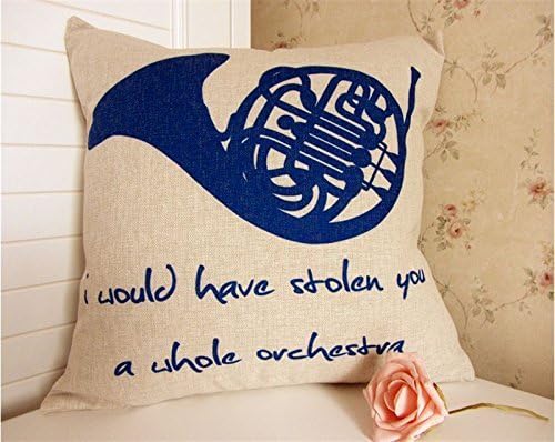 Chair Pillow Case Bingirl Limited 18 How I Met Your Mother Blue Horn Throw Pillow Case Cushion Cover