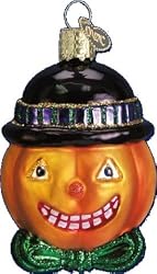 The Glass Jack O' Lantern Halloween Ornament