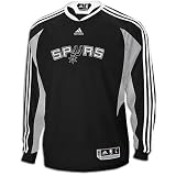 Spurs adidas NBA '09 On Court L/S Shooting Shirt - Men's