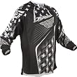 Fly Racing Kinetic Youth Boys MX Motorcycle Jersey w/ Free B&F Heart Sticker Bundle - Black/Grey