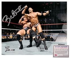 Dave Batista WWE Hand Signed 8x10 Photograph In Action