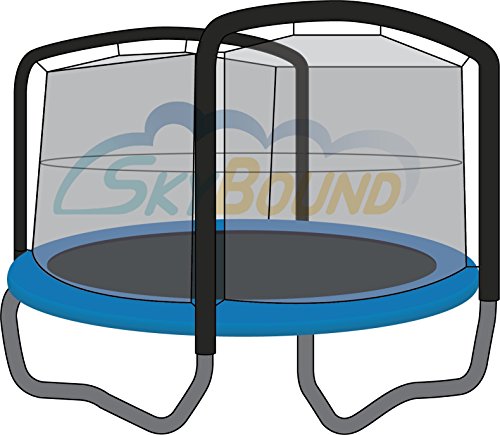 14 Ft. (Frame Size) Trampoline Net for 2 Arch Enclosure (Fits Jumpking) (Net and Attachments Only)