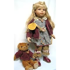 K�nstlerpuppe "ANGELINA" aus "ADELE'S" Puppenhaus ca. 55cm Lim. Auflage 999 St�ck