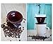 Kuke Reusable Silicone Coffee Dripper with Hook,Collapsible Coffee Filter Holder, Food Grade Tea Filter Cone (Brown)