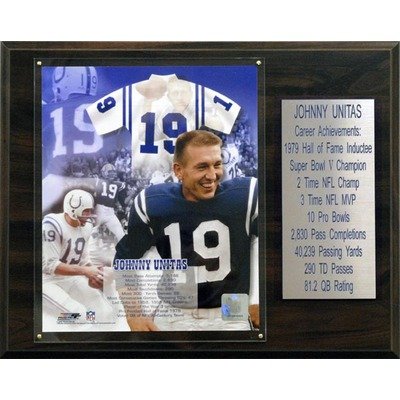 NFL Baltimore Colts Career Stat Plaque