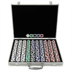 Trademark Poker 1,000-pc. Hold&rsquo;em Chip Set with Aluminum Case