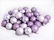 32ct Lavender Purple Shatterproof 4-Finish Christmas Ball Ornaments 3.25" (80mm)