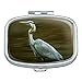Great Blue Heron Rectangle Pill Case Trinket Gift Box