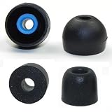 Earphones Plus EP-TR-BLK-3L-BLU Replacement Earbud Tips, Replacement Earphone Cushions for Sony, Bla