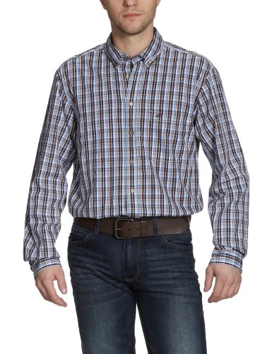 Camel Active Herren Freizeithemd Regular Fit, kariert 195150, Gr. 44 (XL), Braun (29 brown Preisvergleich