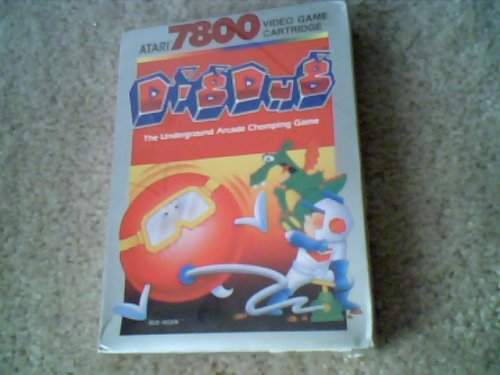 Atari 7800 Dig Dug The Underground Arcade Choming Game for Atari 7800