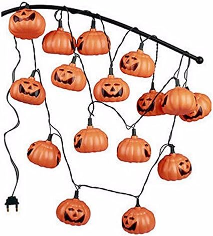 Halloween Decoration Party Prop 110/220V Pumpkin Led String Light 16 Lamp Holder Bar Fairy lights Christmas Festival Lamp
