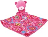 Bear Blankie. 9x9" Chip Chip Collection-pink