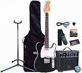 Encore EBP-E2BLK Elec. Guitar Outfit - Gloss Black