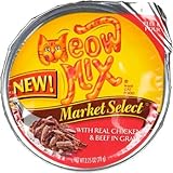 Meow Mix Market Select Chicken and Beef Moist Cat Food in Gravy