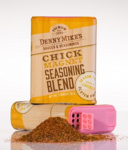Chicken Spice Rub - Chick Magnet Premium Seasoning Blend - 3oz Shaker - Gluten Free - "Makes Your Poultry Come Alive!"
